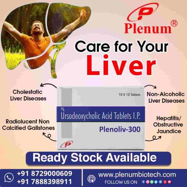 Ursodeoxycholic Acid Tablets | Plenoliv-300 Ursodeoxycholic Acid Tablets | Plenoliv-300