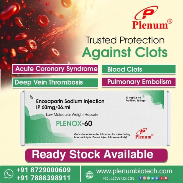 Enoxaparin Sodium Injection IP | Plenox-60