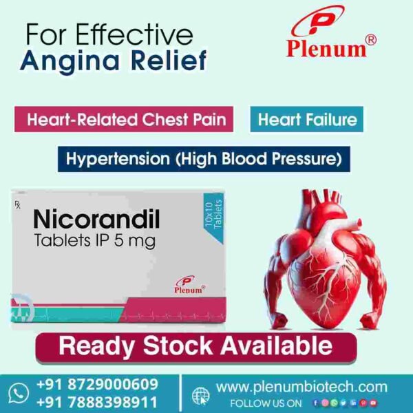 Nicorandil Tablets 5 Mg | Plezor-5