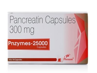 Pancreatin Capsules 300 Mg | Pnzymes 25000