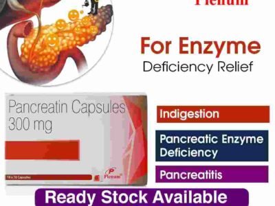 Pancreatin Capsules 300 Mg | Pnzymes 25000