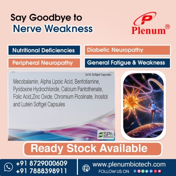 Mecobalamin Alpha Lipoic Acid Benfotiamine Lutein | Merish Plus