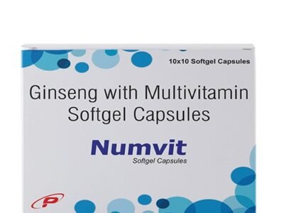 Ginseng with Vitamins Minerals Antioxidants Softgel Capsules | Numvit