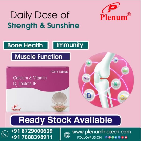 Calcium Vitamin D3 Tablets | Rikvit