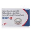 Calcium Vitamin D3 Methylcobalamin L-Methyl Folate Pyridoxal-5-Phosphate Tablets | Rikvit-HD
