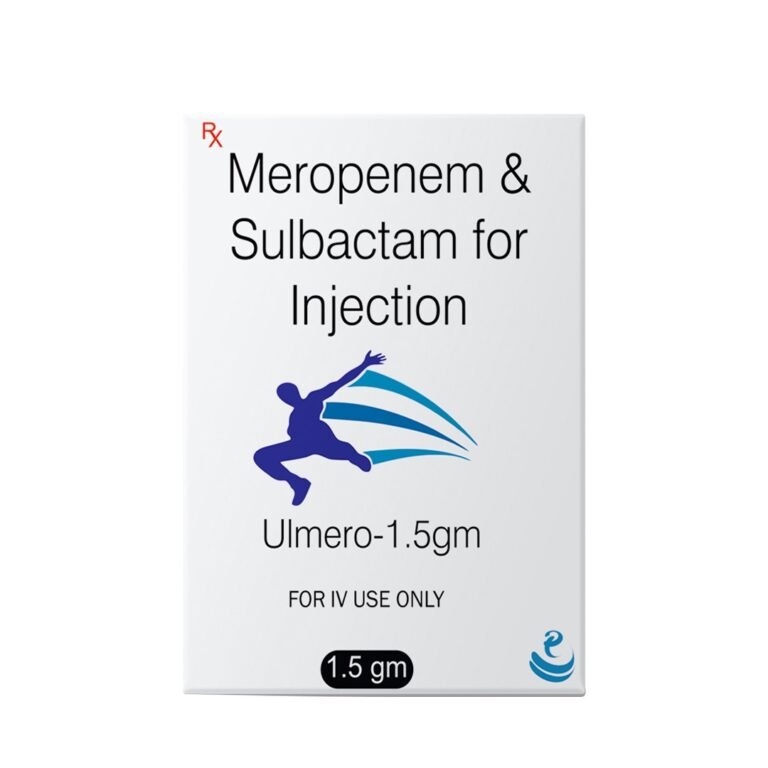 Meropenem Sulbactam for Injection 1.5 Gm | Ulmero-1.5 gm
