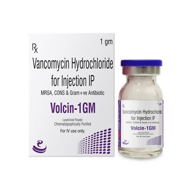 Vancomycin Hydrochloride for Injection | Volcin-1 Gm
