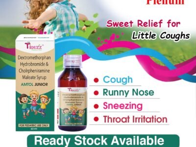 Dextromethorphan Hydrobromide Chlorpheniramine Maleate Syrup | Amtol Junior