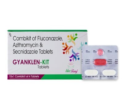 Combikit of Fluconazole Azithromycin Secnidazole Tablets | Gynaklen