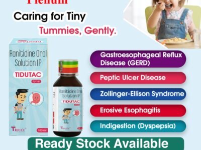 Ranitidine Oral Solution | Tidutac Syrup