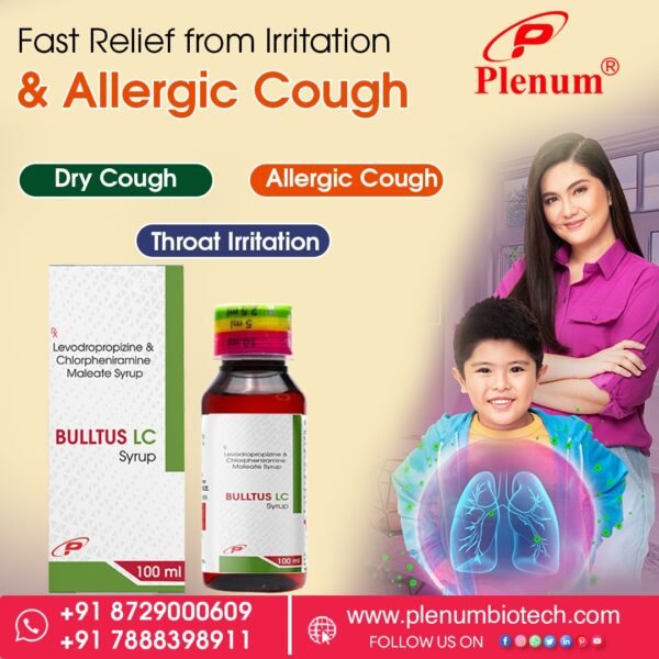 Levodropropizine And Chlorpheniramine Maleate Syrup | Bulltus LC