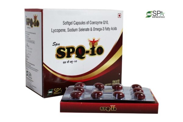 Coenzyme Q10 Lycopene Omega-3 fatty Acids Softgel Capsules | Spq-10