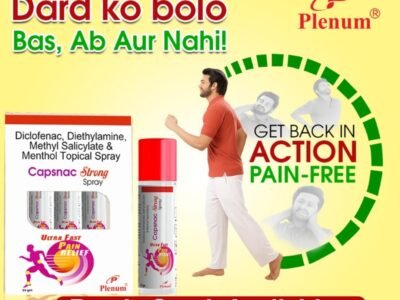 Diclofenac Diethylamine Methyl Salicylate and Menthol Topical Spray | Capsnac Strong Spray