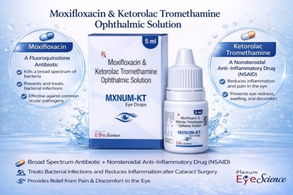 Moxifloxacin And Ketorolac Tromethamine Eye Drops | Mxnum-KT Moxifloxacin And Ketorolac Tromethamine Eye Drops | Mxnum-KT