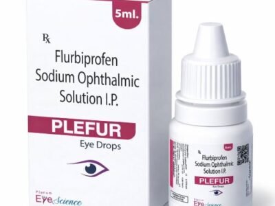 Flurbiprofen Sodium Ophthalmic Solution I.P. | Plefur Eye Drops