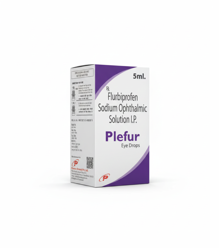 Flurbiprofen Sodium Ophthalmic Solution I.P. | Plefur Eye Drops
