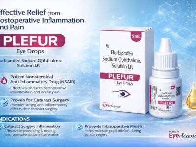 Flurbiprofen Sodium Ophthalmic Solution I.P. | Plefur Eye Drops