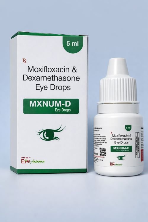 Moxifloxacin and Dexamethasone Eye Drops | Mxnum-D