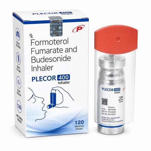 Formoterol Fumarate and Budesonide Inhaler 400 | Plecor 400 Inhaler