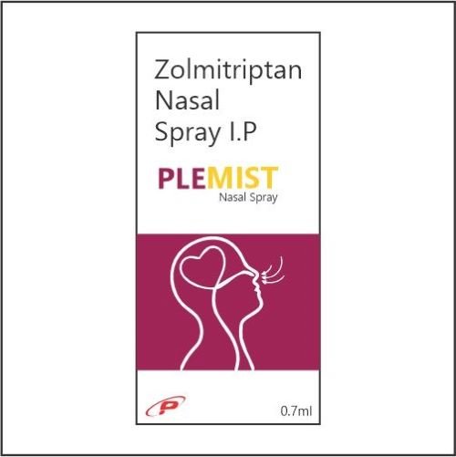 Zolmitriptan Nasal Spray I.P | Plemist Nasal Spray Zolmitriptan Nasal Spray I.P | Plemist Nasal Spray