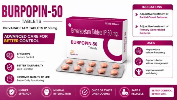 Brivaracetam Tablet 50 Mg | Burpopin-50 Brivaracetam Tablet 50 Mg | Burpopin-50