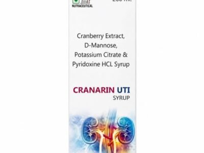 Cranberry Extract D-Mannose Potassium Citrate Pyridoxine HCL Syrup | Cranarin UTI