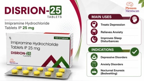 Imipramine HCL 25 mg Tablets | Disrion