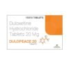 Duloxetine Hydrochloride Tablet 20 mg | Dulopeace 20