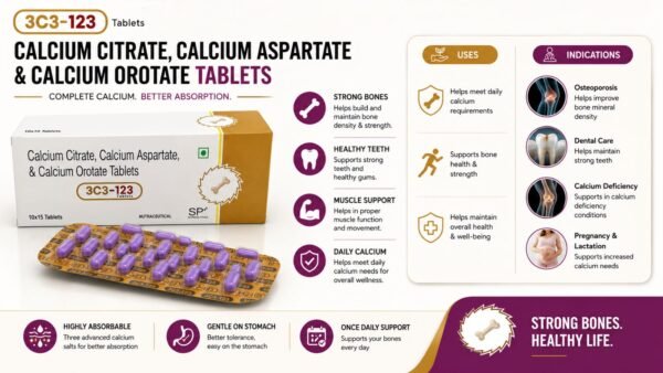 Calcium Citrate Calcium Aspartate Calcium Orotate Tablets | 3C3-123