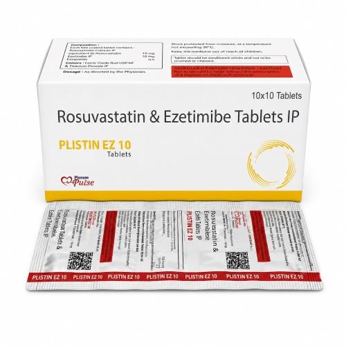 Rosuvastatin and Ezetimibe Tablets | Plistin-EZ 10 Rosuvastatin and Ezetimibe Tablets | Plistin-EZ 10