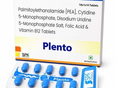 Palmitoylethanolamide Cytidine Uridine Monophosphate Folic Acid Vitamin B12 Tablets | Plento Palmitoylethanolamide Cytidine Uridine Monophosphate Folic Acid Vitamin B12 Tablets | Plento