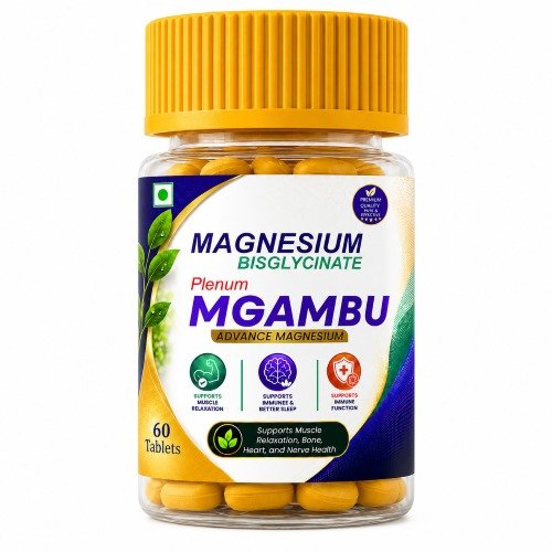 Magnesium Bisglycinate Tablets | Plenum Mgambu