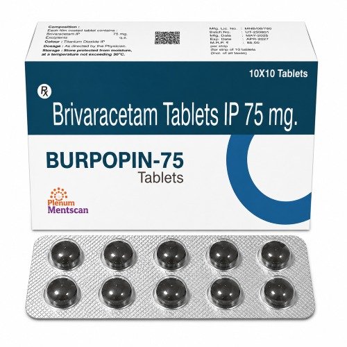 Brivaracetam 75 mg Tablets | Burpopin-75 Brivaracetam 75 mg Tablets | Burpopin-75
