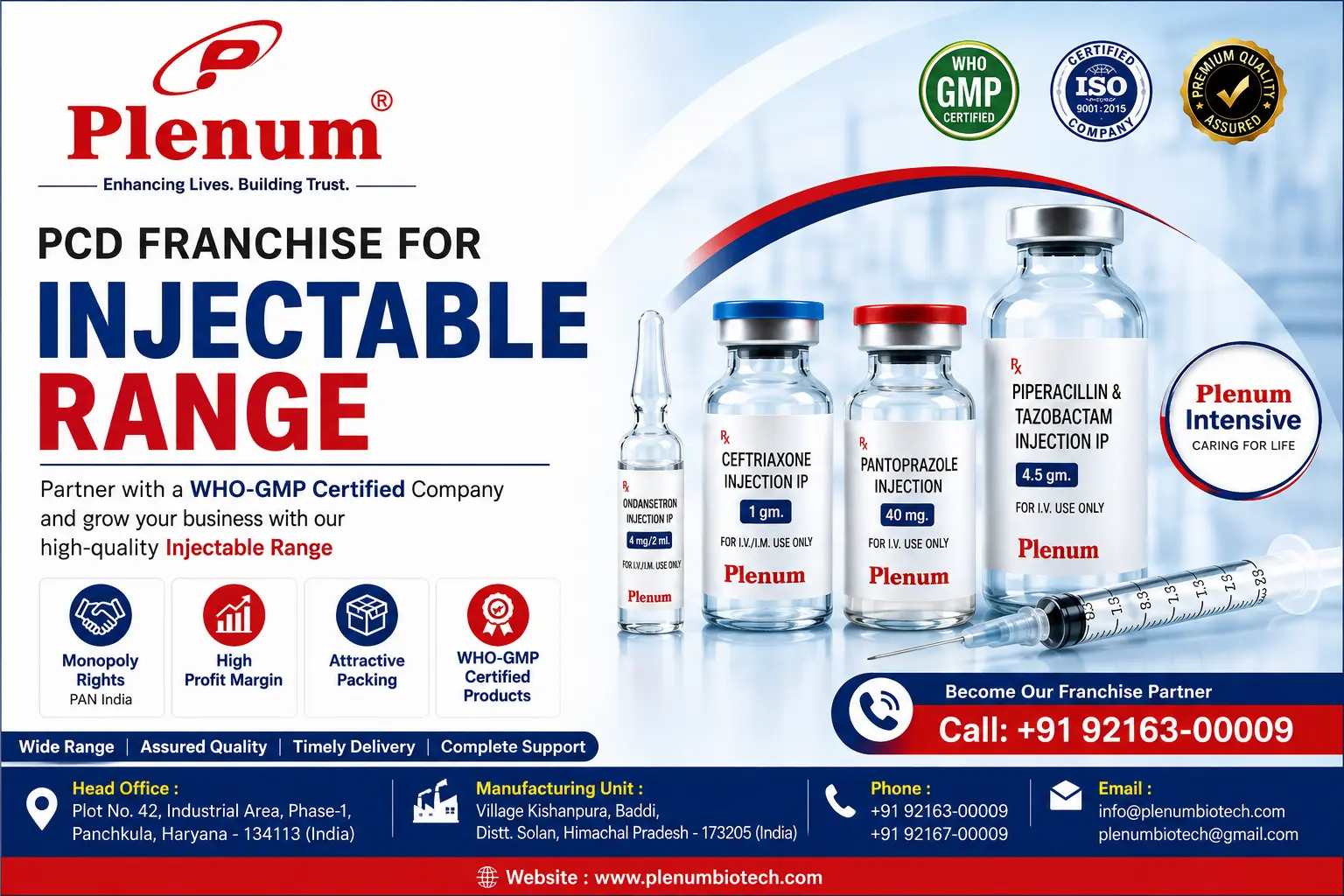 PCD Franchise for Injectable Range