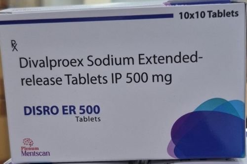 Divalproex Sodium Extended Release Tablets 500 Mg IP | Disro ER-500