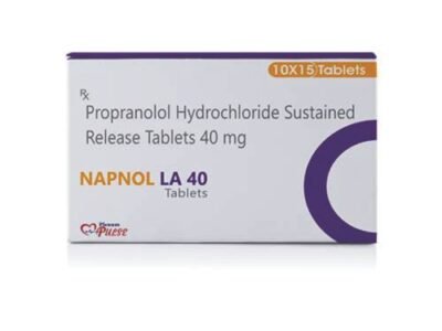 Propranolol Hydrochloride Sustained Release Tablets 40 Mg | Napnol LA 40 Propranolol Hydrochloride Sustained Release Tablets 40 Mg | Napnol LA 40