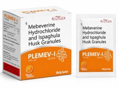 Mebeverine Hydrochloride and Ispaghula Husk Granules | Plemev-I Sachet
