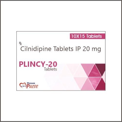 Cilnidipine 20 Mg Tablet | Plincy-20 Cilnidipine 20 Mg Tablet | Plincy-20