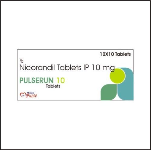 Nicorandil 10 Mg Tablet | Pulserun 10 Nicorandil 10 Mg Tablet | Pulserun 10