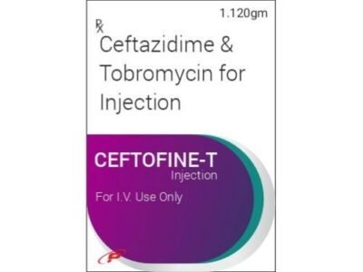 Ceftazidime Tobramycin For Injection | Ceftofine-T Injection