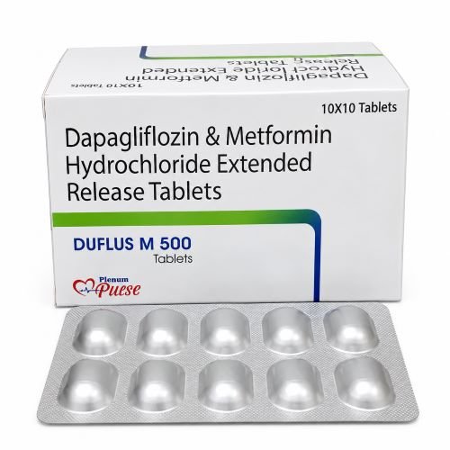 Dapagliflozin and Metformin Hydrochloride Extended Release Tablets | Duflus M 500