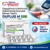 Dapagliflozin and Metformin Hydrochloride Extended Release Tablets | Duflus M 500 Dapagliflozin and Metformin Hydrochloride Extended Release Tablets | Duflus M 500