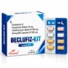 Combipack of Vonoprazan Tablets 20 Mg Clarithromycin Tablets 500 Mg Amoxycillin Capsules 500 Mg | Beclufiz-Kit