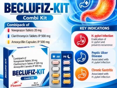 Vonoprazan Clarithromycin Amoxicillin Kit | Beclufiz-Kit Vonoprazan Clarithromycin Amoxicillin Kit | Beclufiz-Kit