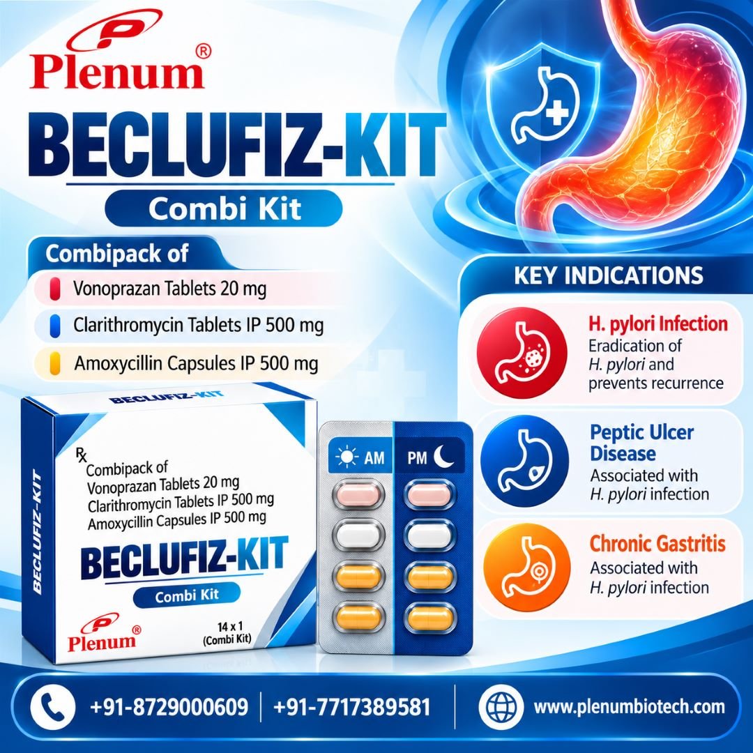 Vonoprazan Clarithromycin Amoxicillin Kit | Beclufiz-Kit