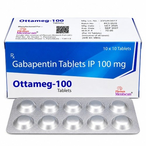 Gabapentin Tablets 100 Mg IP | Ottameg-100