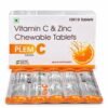 Vitamin C And Zinc Chewable Tablets | Plenum Plem-C