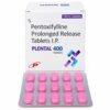 Pentoxifylline Prolonged Release Tablets 400 Mg I.P. | Plental 400