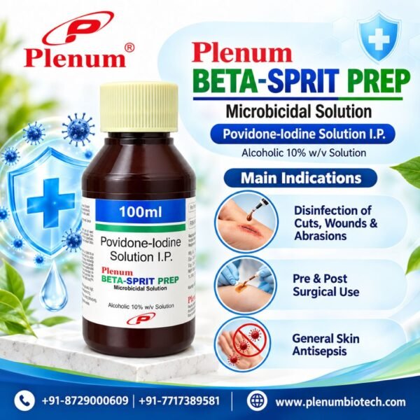 Povidone lodine Solution | Beta Sprit Prep