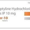 Amitriptyline Hydrochloride Tablet 10 Mg | Ptomer-10